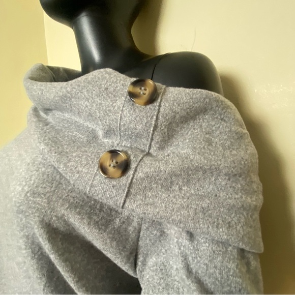 NWOT Derek Heart  Off - Shoulder Gray Sweater Dress  Sz 1X - Picture 9 of 16